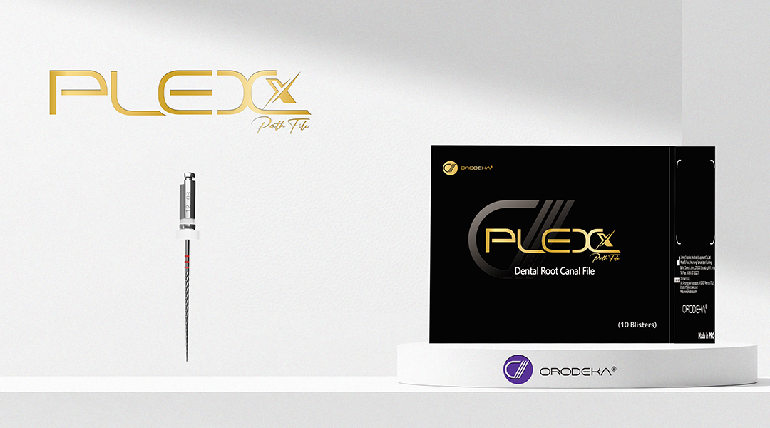 Orodeka Plex X Austenitic Rotary File Set - 25 mm - Blister/4 1x 12/.01, 25 mm + 1x 12/0.02, 25 mm + 2x 12/0.03, 25 mm